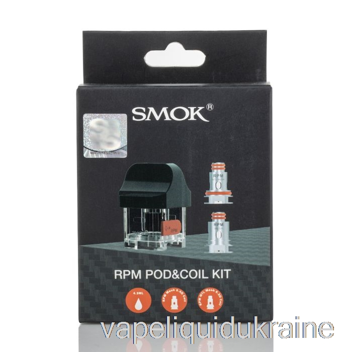 Vape Liquid Ukraine SMOK RPM40 Replacement Pods 4.3mL RPM Pod [Standard Pod + 2 Coils]
